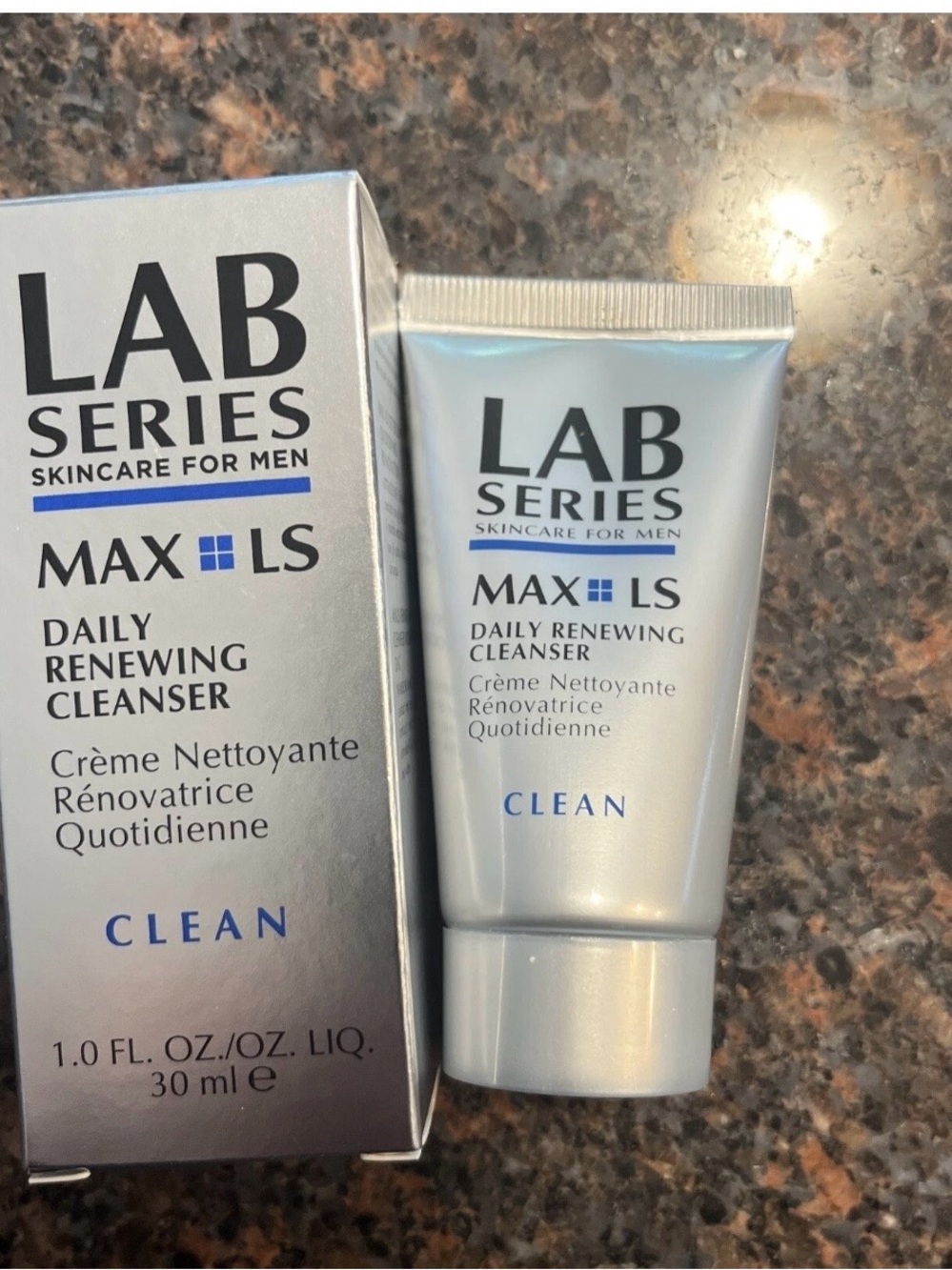 Lab Series Max LS Daily Renewing Cleanser Skin Care Clean 1 Oz Travel Men Sealed